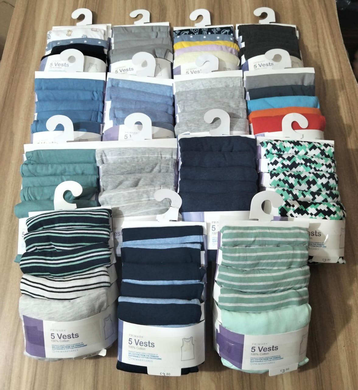 Boys Multicolor singlet (5) Boys’ Multi-Colored Cotton Singlet - Image 1