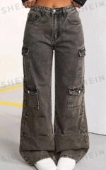 Ladies’ Cargo Baggy Pants - Image 2