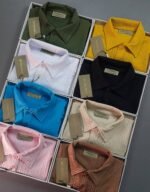 Men’s Woven Polo T-Shirt - Image 2