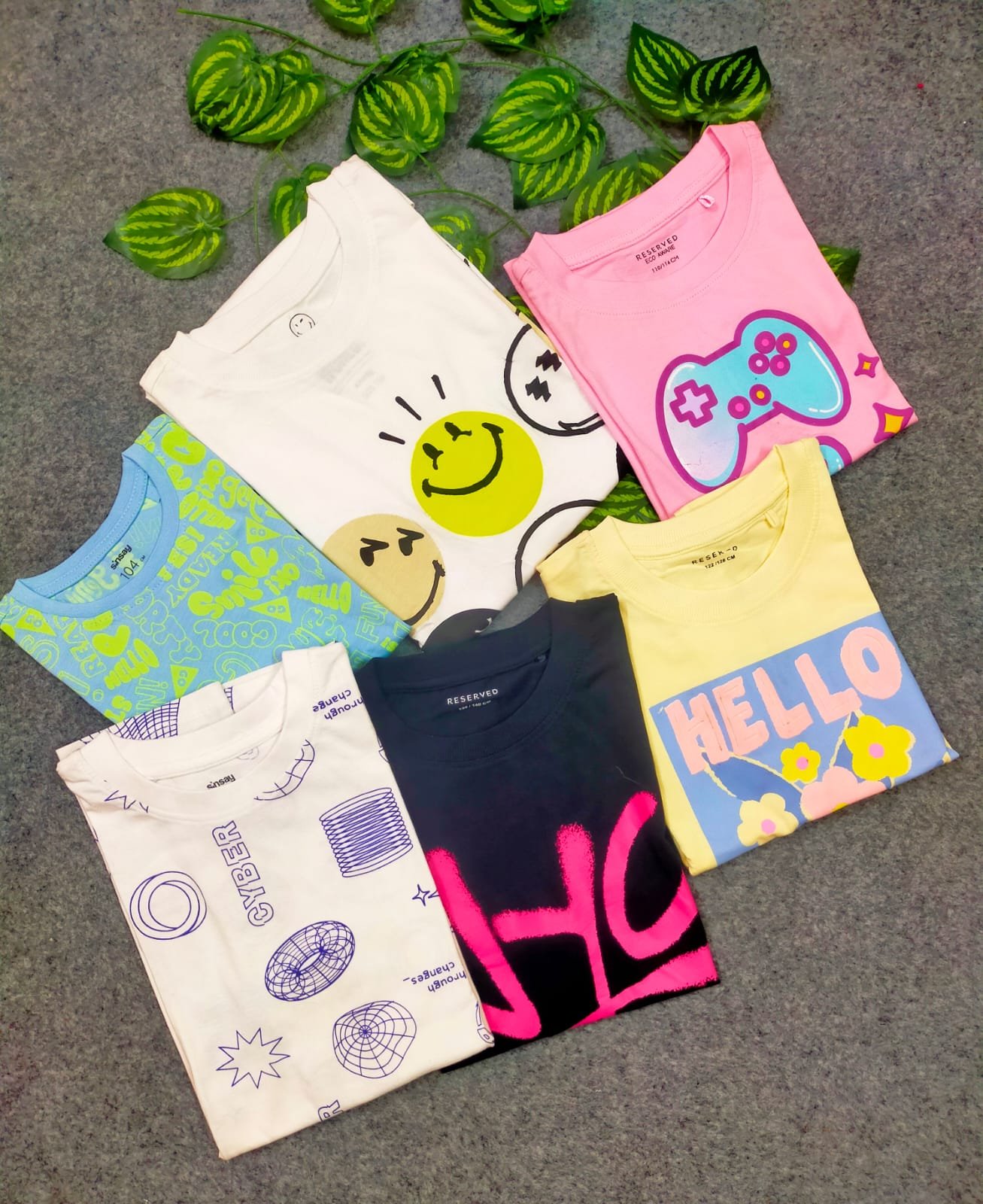 Girls tshirt (27) Girls Cotton T-Shirt - Image 1