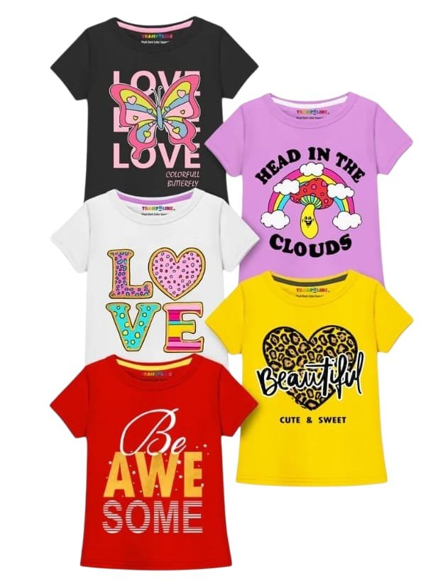 Girls T-shirt (3) Girls’ T-Shirt - Image 1