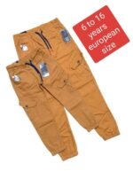 Boys’ Chinos (6-Pocket Cargo Stitch Design) - Image 4